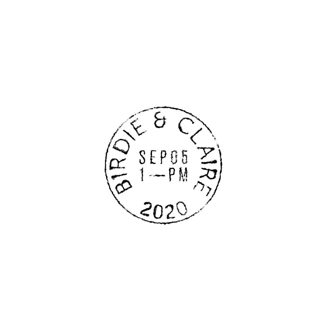 Birdie & Claire stamp logo