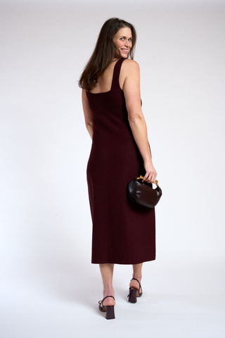 Celia Square Neck Sleeveless Dress