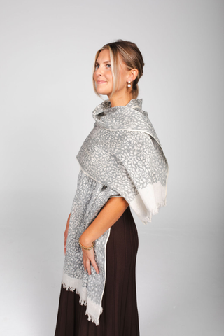 Heirloom Cotton Silk Scarf