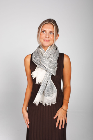 Heirloom Cotton Silk Scarf