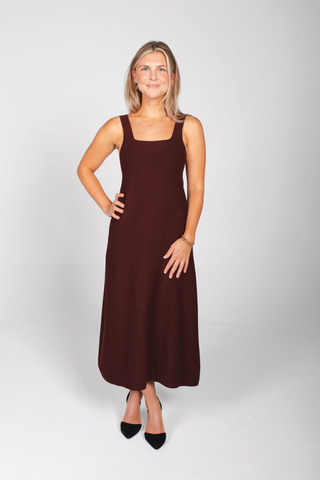 Celia Square Neck Sleeveless Dress