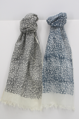 Heirloom Cotton Silk Scarf